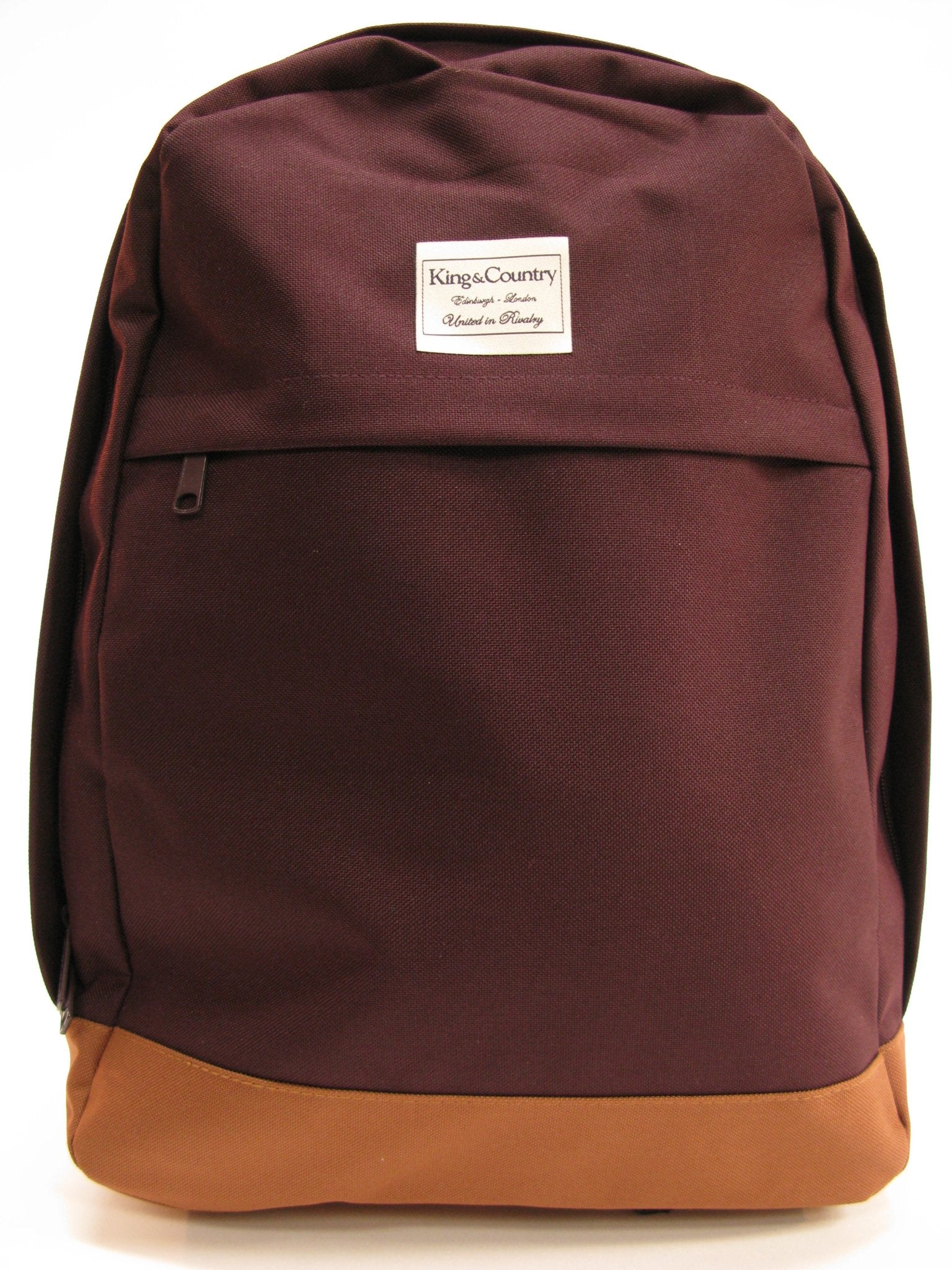 Pouch Rival Backpack - Burgundy/Tan - King & Country - Bag
