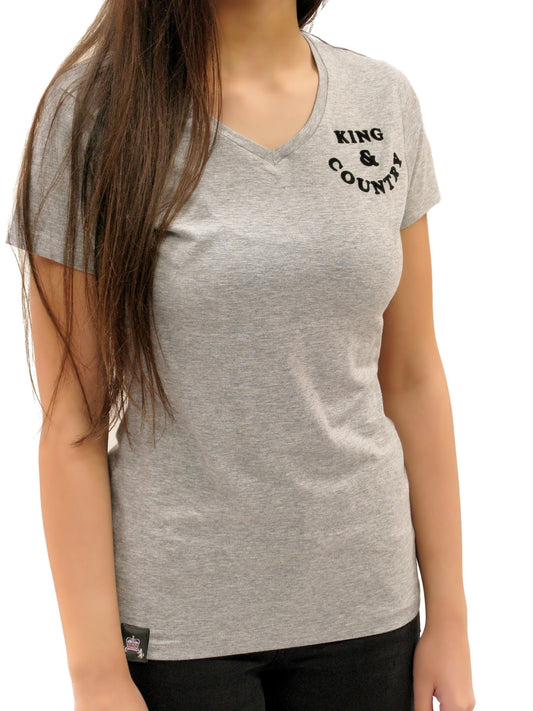 Rival V T Shirt - Heather - King & Country - T Shirt