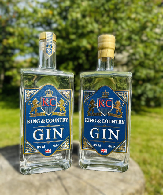 Duo of Gins, King & Country Hand Crafted Premium Gin, 70cl - King & Country - Beverage