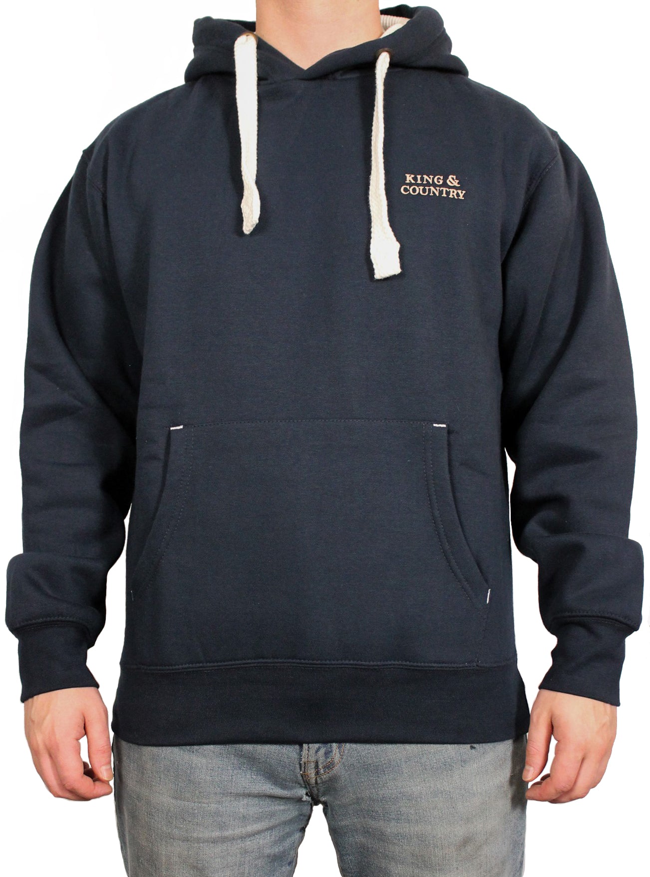 Original Logo Pullover Hoody - Navy - King & Country - Hoody