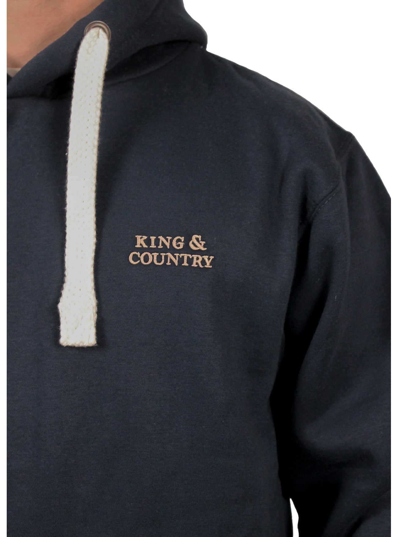 Original Logo Pullover Hoody - Navy - King & Country - Hoody