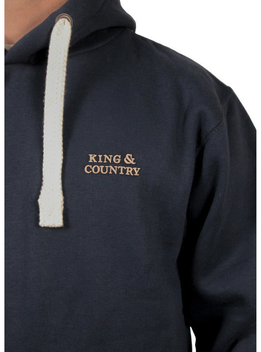 Original Logo Pullover Hoody - Navy - King & Country - Hoody