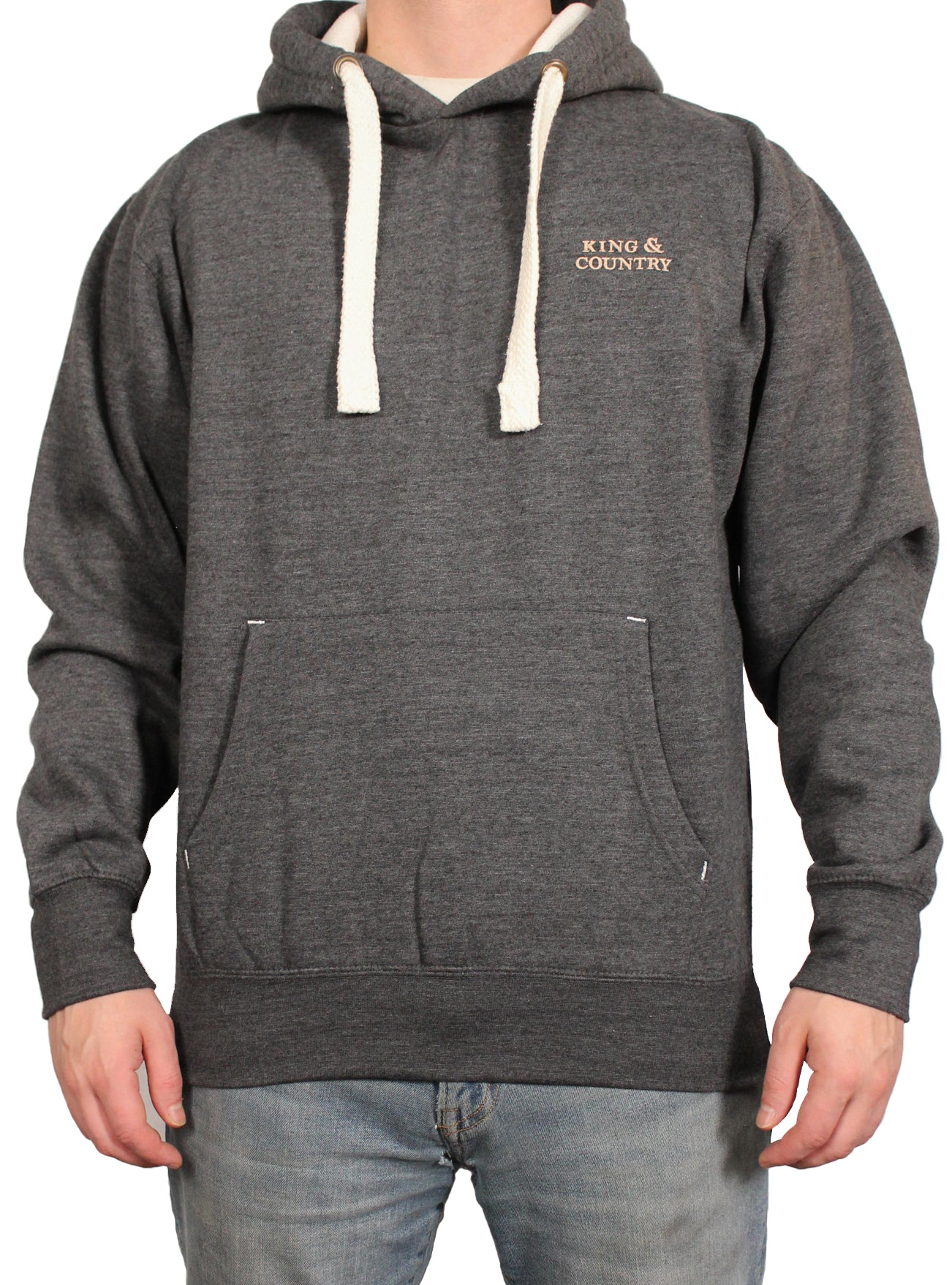 Original Logo Pullover Hoody - Dark Grey - King & Country - HOODY