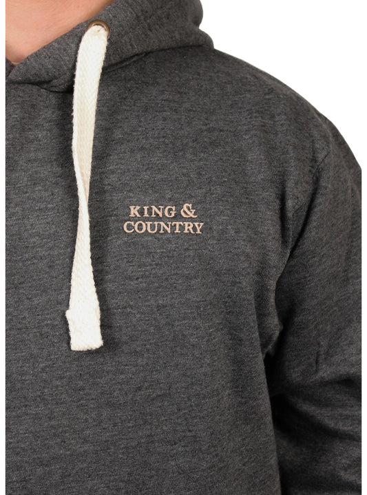 Original Logo Pullover Hoody - Dark Grey - King & Country - HOODY