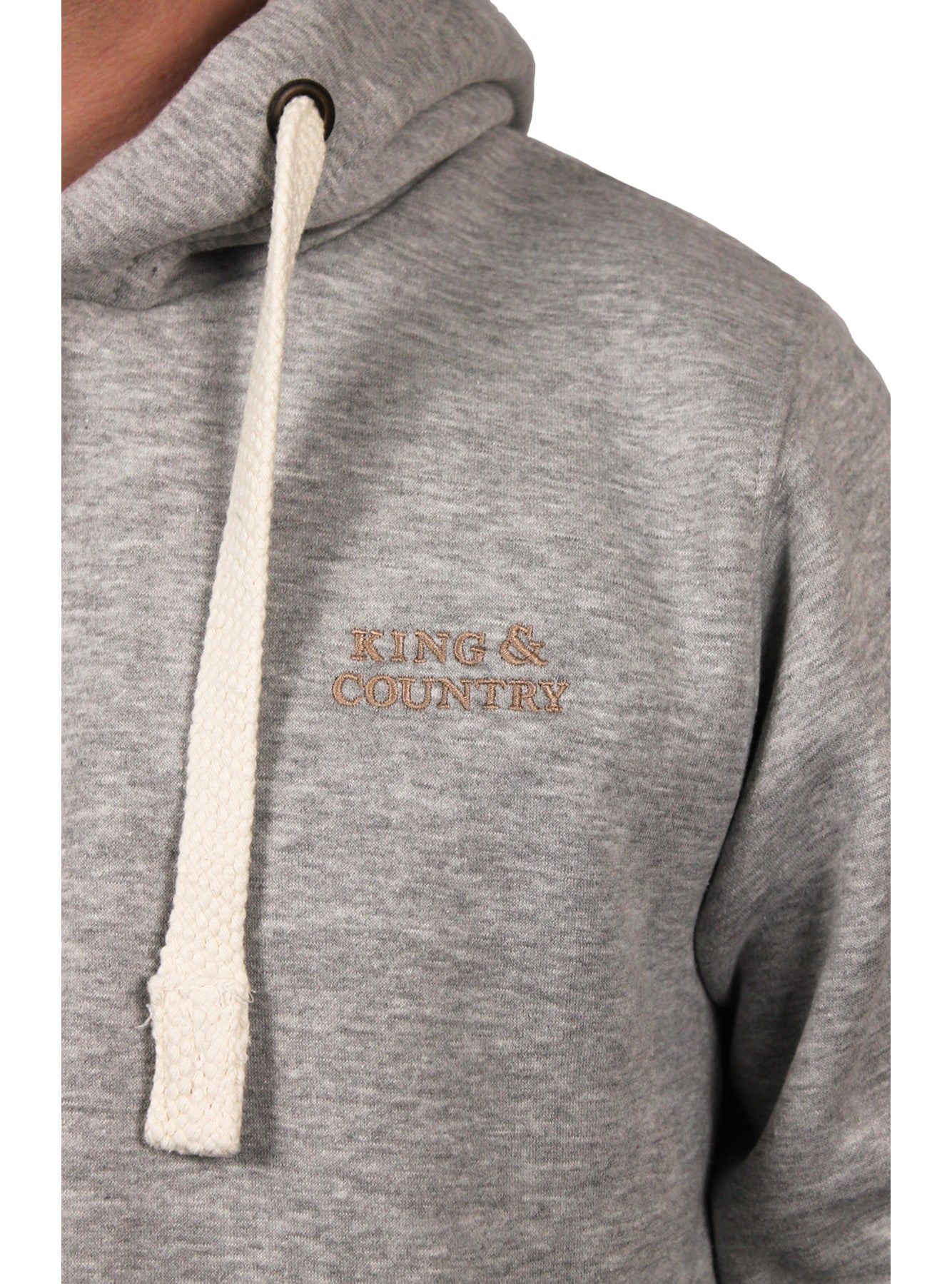 Original Logo Pullover Hoody - Heather - King & Country - Hoody