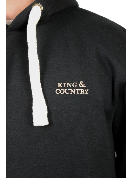 Original Logo Pullover Hoody - Black - King & Country - Hoody