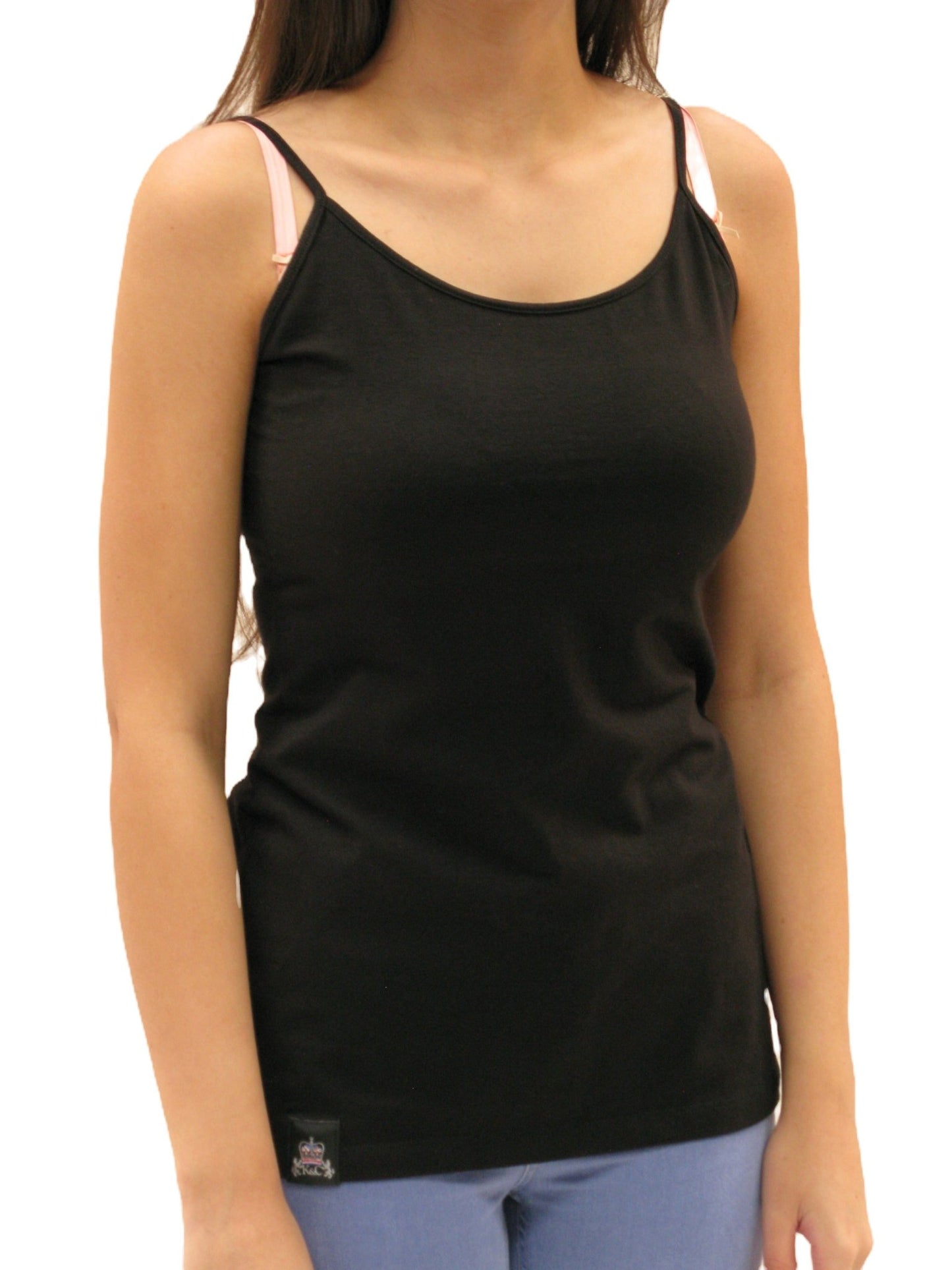 Essential Strappy Top - Black - King & Country - T Shirt