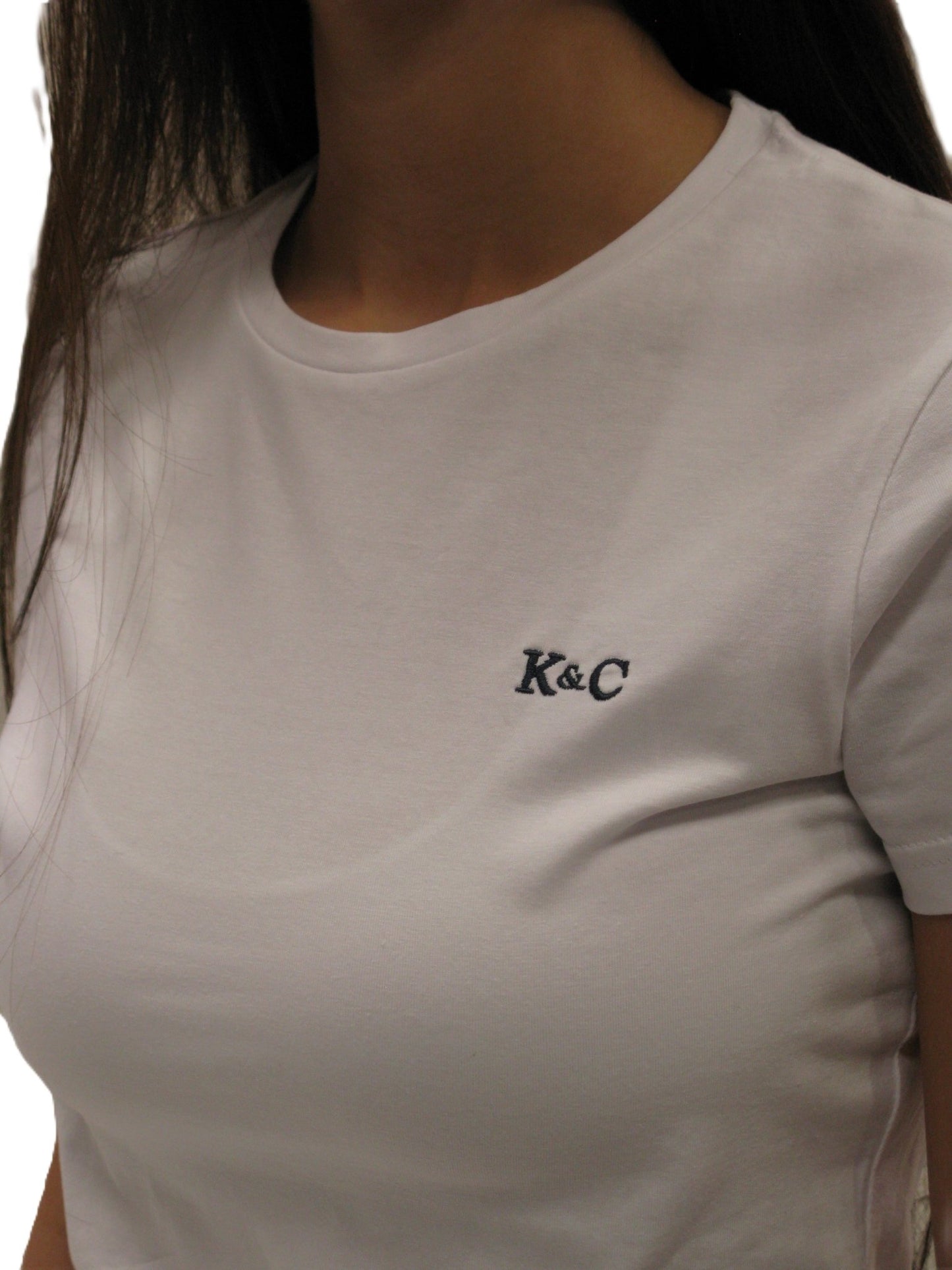 KING & COUNTRY Crew Neck Athletic Fit Contoured Women`s T Shirt - White - King & Country - T Shirt