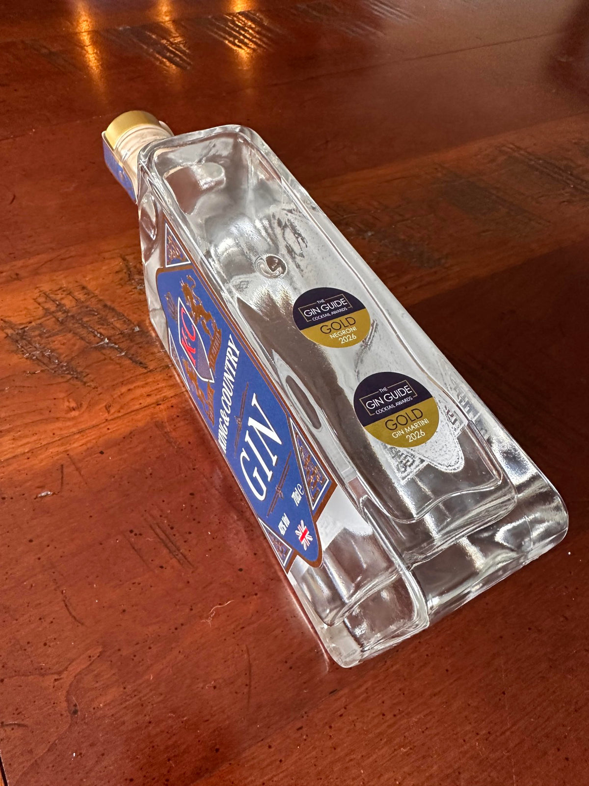 King & Country Multi-Award-Winning British Gin — 70cl, 42% ABV - King & Country - Beverage