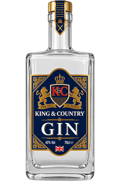 King & Country Multi-Award-Winning British Gin — 70cl, 42% ABV - King & Country - Beverage
