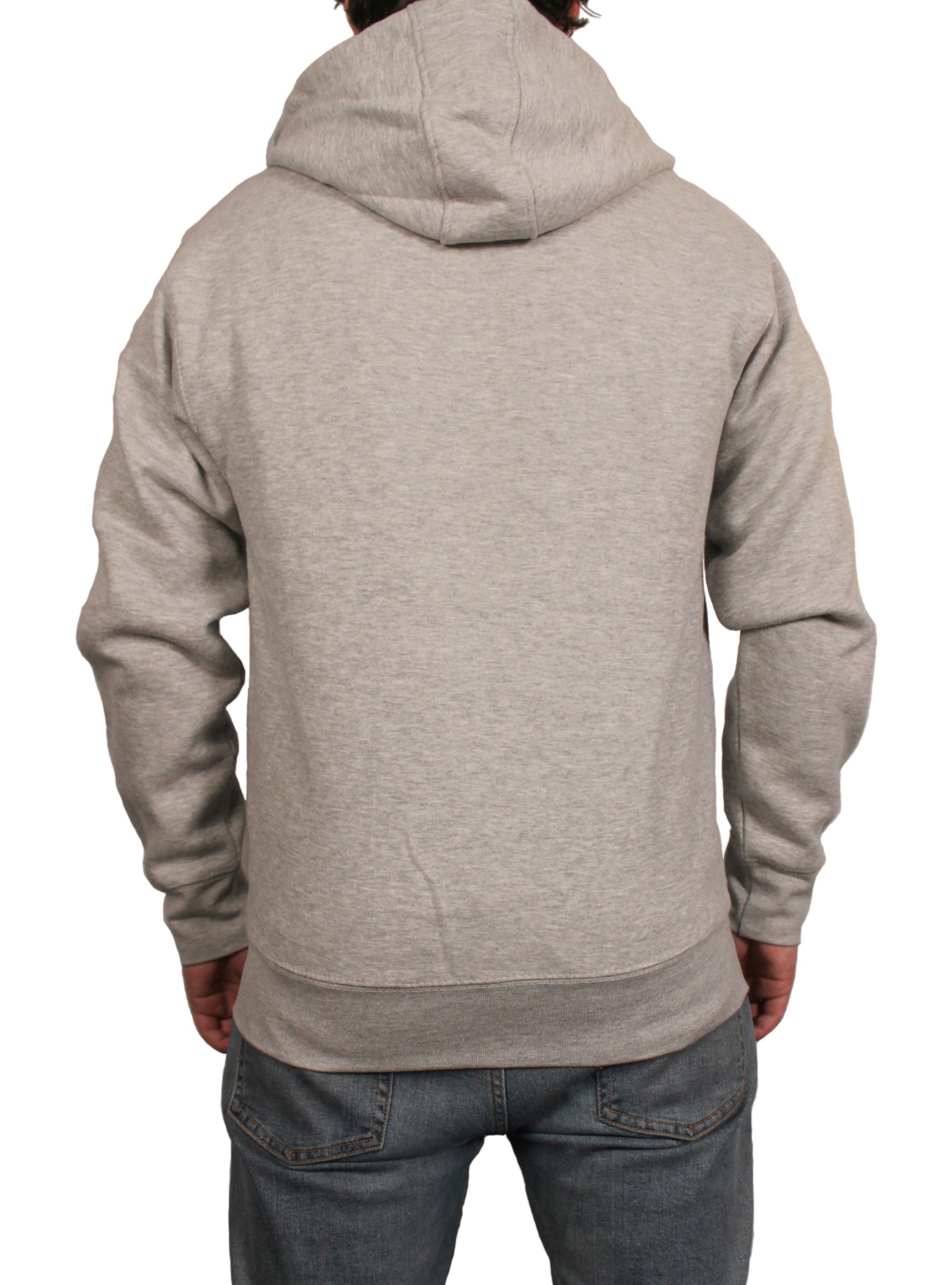 Rival Crest Logo Pullover Hoody - Marl Grey /-Gold