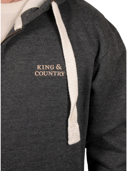 Original Logo Zip Hoody - Dark Grey