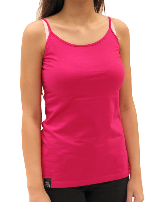 Essential Strappy Top - Fushsia