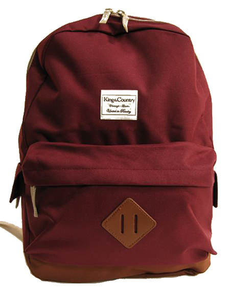 Rival Heritage Backpack - Burgundy/Tan